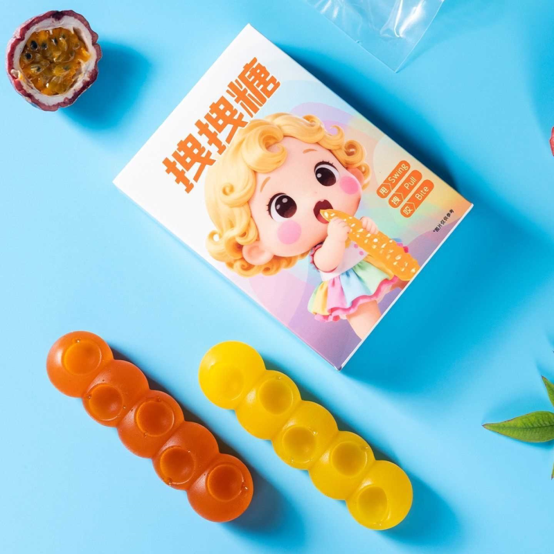 网红咬不动的糖风干好的哏揪拽拽糖葡萄串抖音爆款耐嚼酸甜咬咬糖