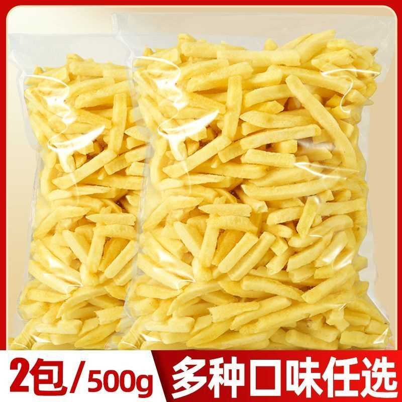 多味原切薯条蜂蜜黄油味土豆条即食原味马铃薯片宿舍零食500g大袋