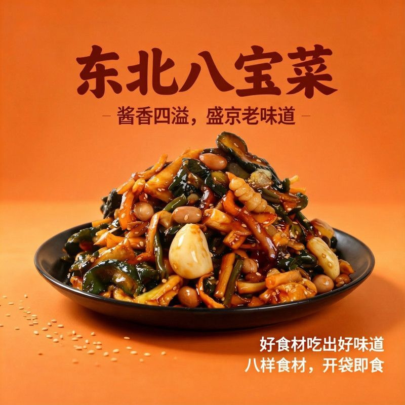手工正宗东北酱八宝咸菜什锦菜酱菜萝卜黄瓜菜下饭菜即食速食开胃