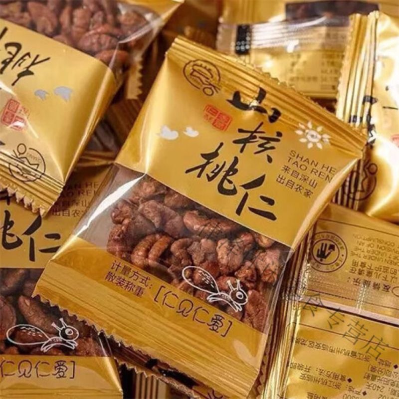 新货临安山核桃仁坚果礼盒独立包装小核桃仁坚果大礼包休闲零食