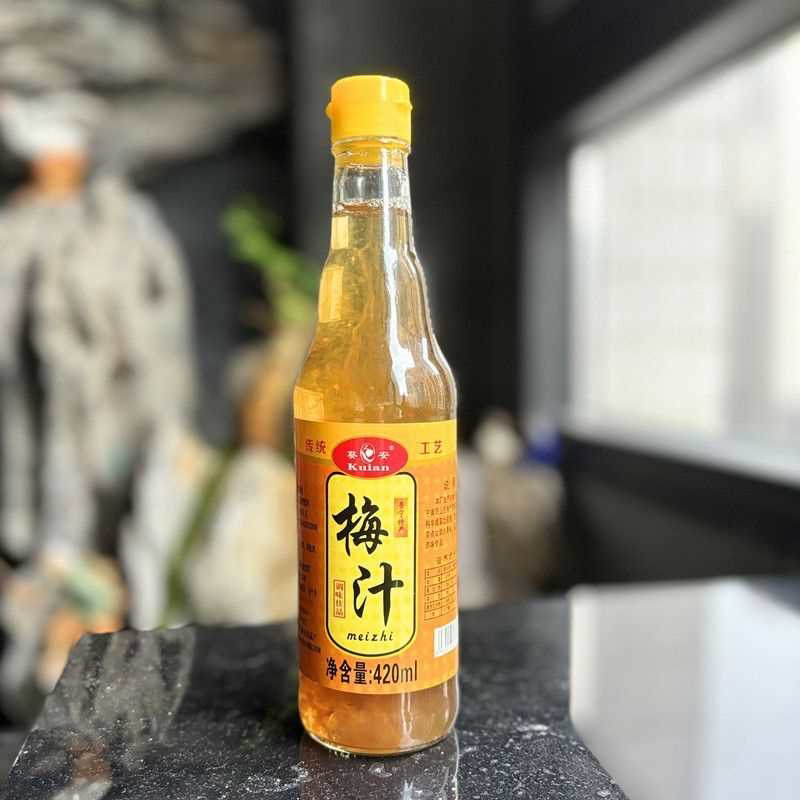 梅汁潮汕普宁梅汁青梅子汁无添加咸梅汁ml酸梅甘草水果腌制调味品