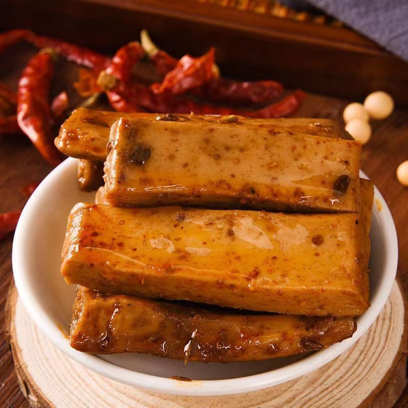 重庆手磨豆干大份量网红Q豆干速食五香休闲零食多口味批发清仓