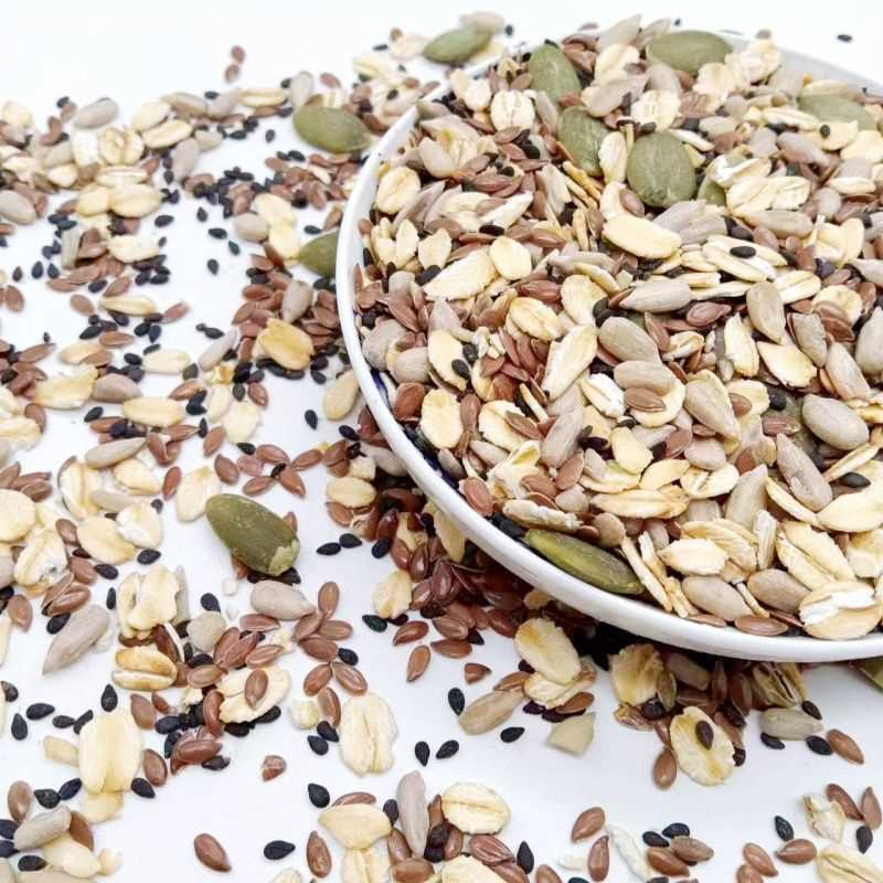 奇亚籽三色藜麦多谷物面包装饰颗粒杂粮粗粮烘焙原料商用混合五谷