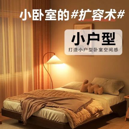双人床主卧2024年新款双人床180x200简约现代榻榻米床纯实木床