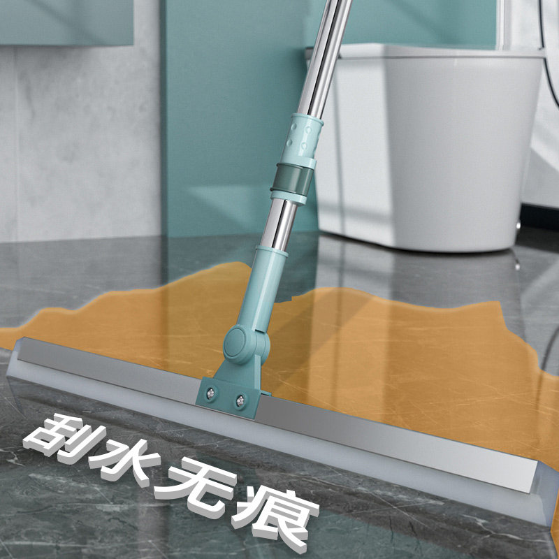 扫厕所卫生间扫水专用扫把扫拖一体干湿两用不沾毛扫头发硅胶地刮