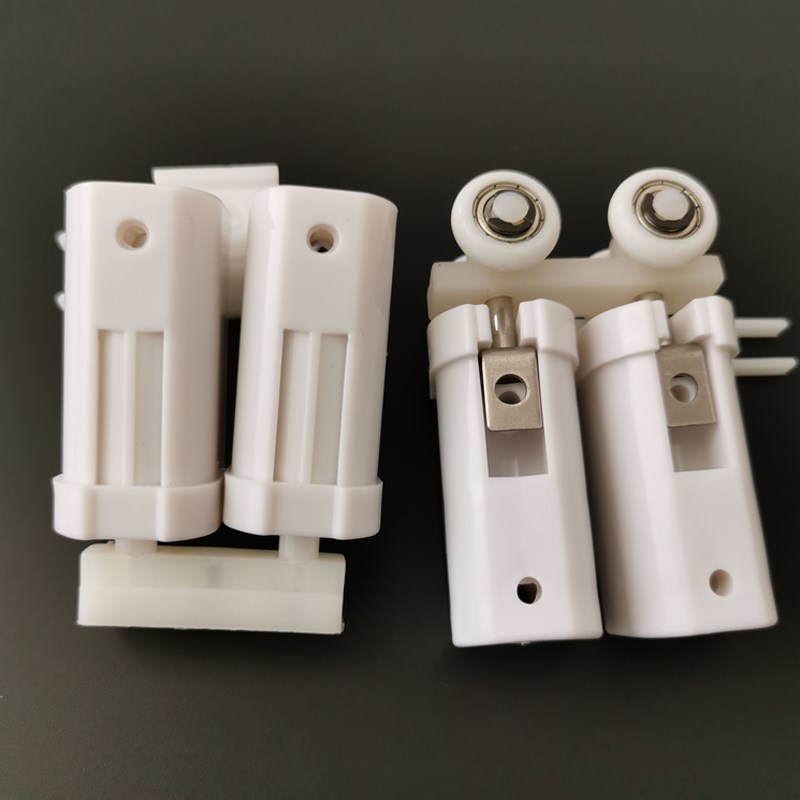 多折小折叠门连体配件厨房卫生间玻璃移门三扇连体件铝合金门配件