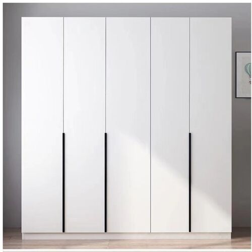 简约实木卧室开门衣柜定制2门3门4门5门小户型平开式白色储物柜衣