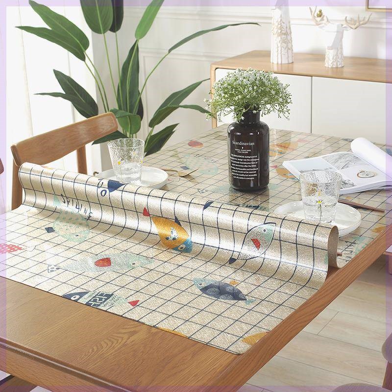 桌面板塑料硬PVCppc加厚切割防油防水软玻璃防水油桌布水晶板板材