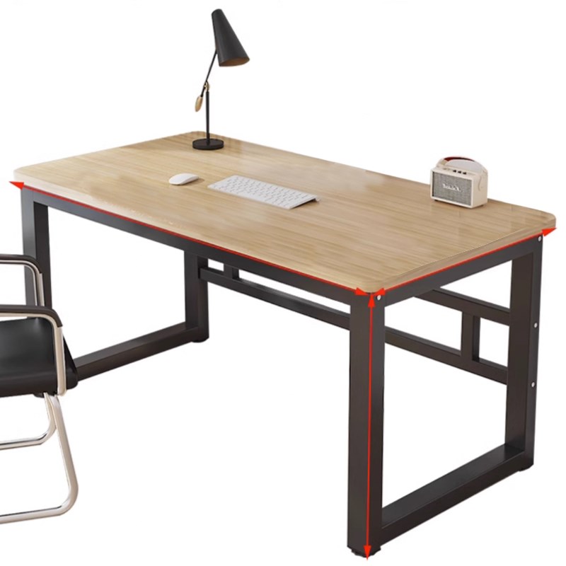 不晃桌子书桌双加固电脑桌环保180宽60长200尺寸定制办公桌实木色