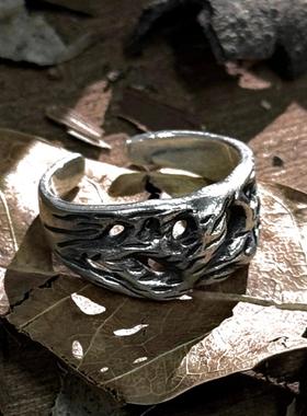 Personal Use Only「Stick•枝」925银戒指 可调节