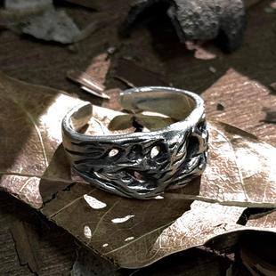 Personal Use Only「Stick•枝」925银戒指 可调节