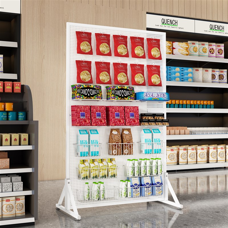 洞洞板货架手机配件饰品架立式展示架五金工具挂板超市落地置物架