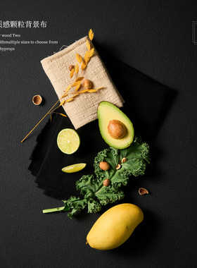 美食拍摄背景布高级感黑色肌理拍照道具桌面墙面静物产品场景布置