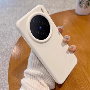 真液态硅胶适用vivox200pro vivo耐脏超薄软x90s全包防摔保护套x90pro男女简约纯色软外壳 mini手机壳x100新款