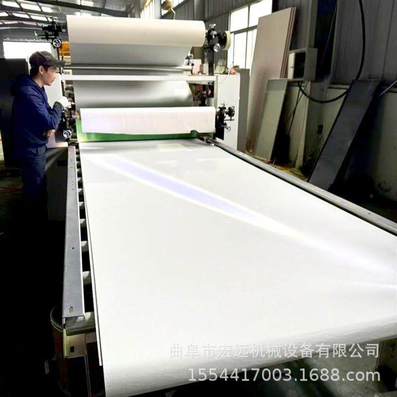 全自动冰火隔音板pur平贴机 皮革海绵汽车内饰平贴机铝塑板覆膜机