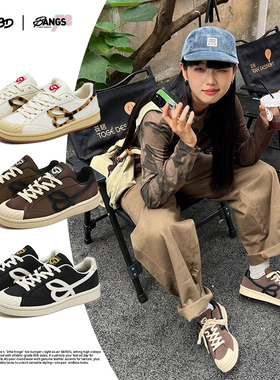 HBD板鞋贝壳头新款小刘海happy birds day百搭复古男女休闲情侣鞋