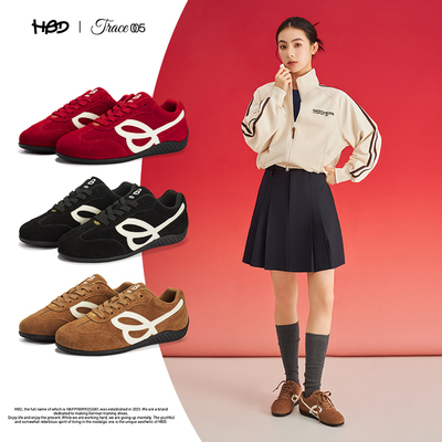 【所有女生的衣橱直播间】HBD复古赛车鞋百搭情侣新款薄底运动鞋