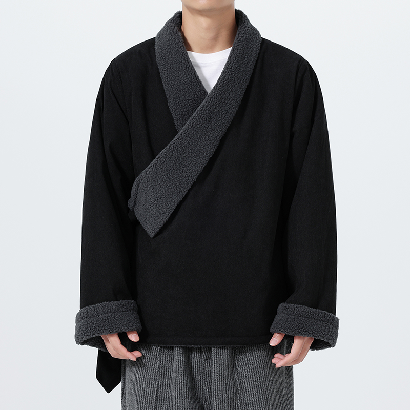 冬季男式藏式棉衣加大码汉服