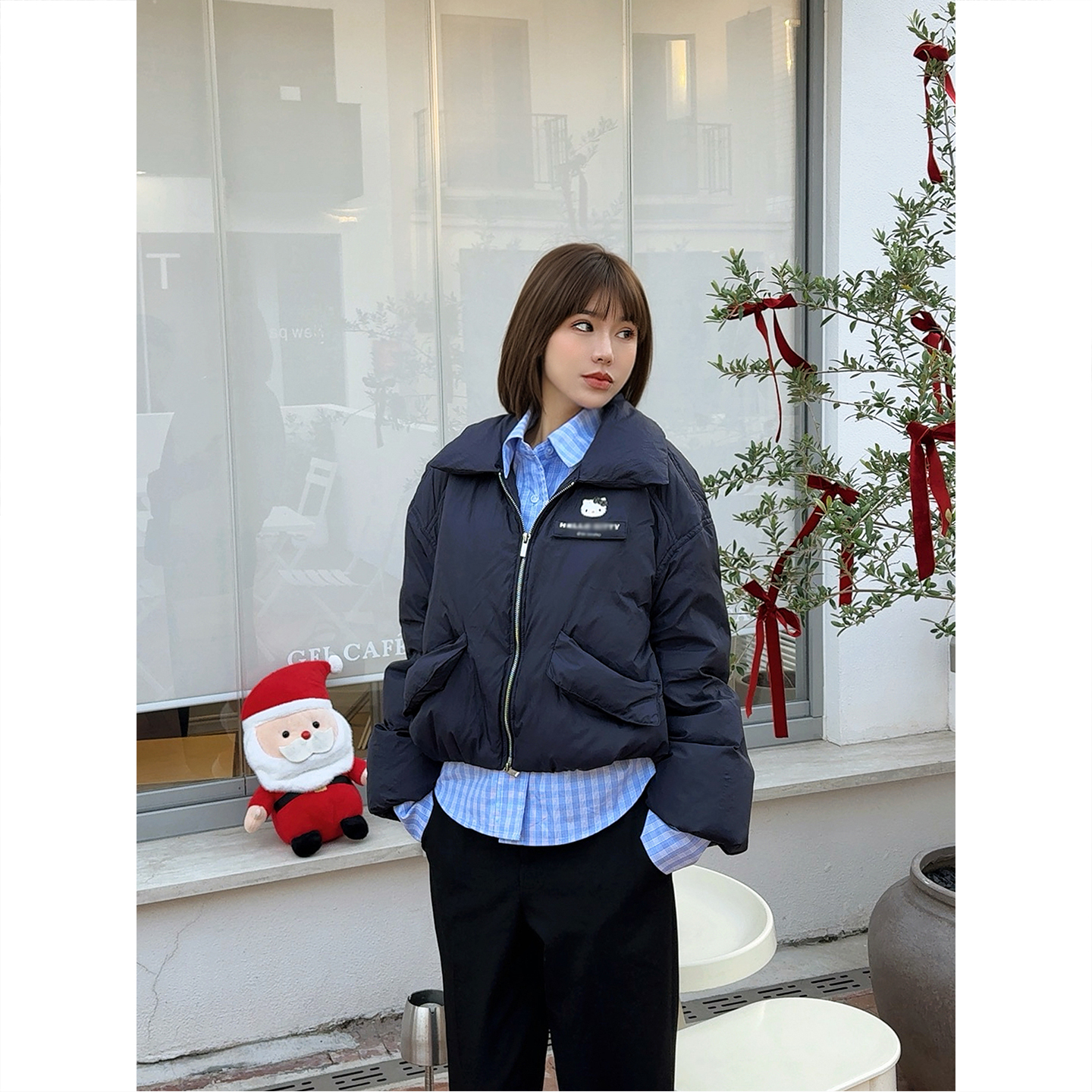 三星安心羽绒减龄羽绒服保暖外套