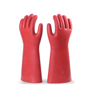 星工 12KV橡胶绝缘手套 电力电工接线维修电工用手套舒适型 均码