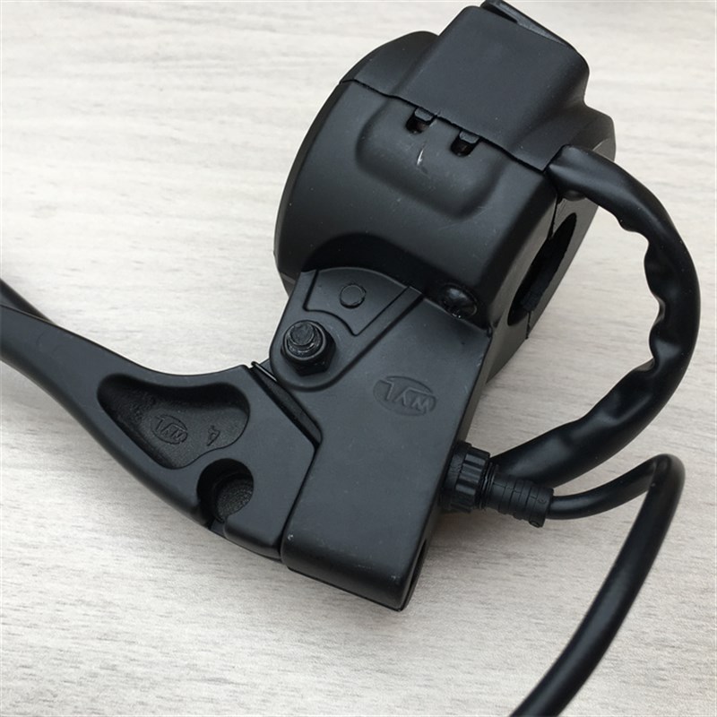 适用新大洲本田电动车S07+ S08 左刹车总成 镜座 左手把 手柄