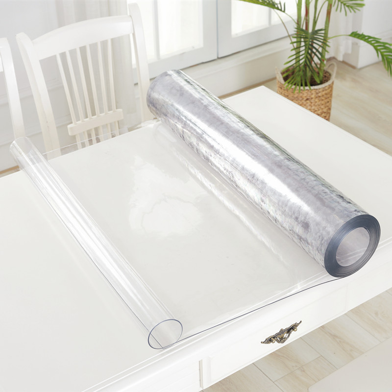 软质玻璃透明桌布防水防油塑料加厚水晶板PVC5米10米整米整卷桌垫