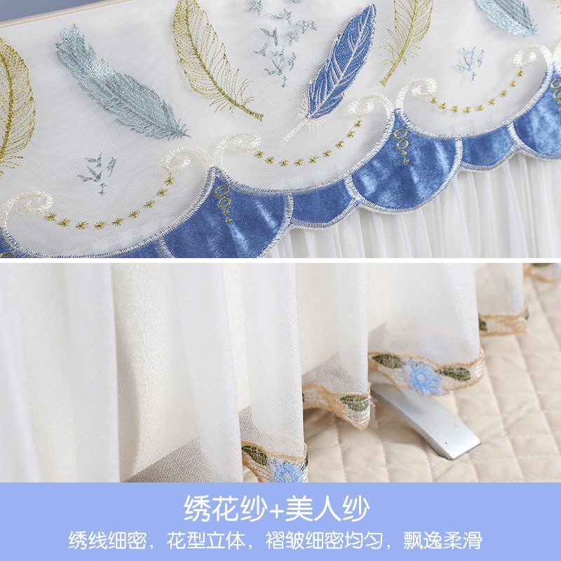 液晶电视机套防尘罩新款55寸65寸挂式开机不取盖布蕾丝电视柜桌布