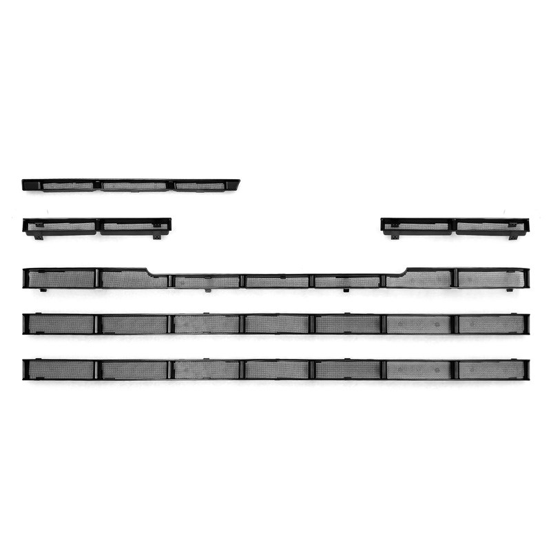 适用25款大众途岳新锐防虫网中网前脸格栅改装配件汽车用品