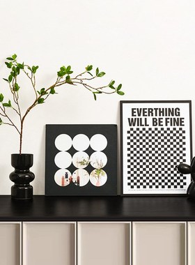 现代简约餐边柜装饰摆件艺术高级感客厅电视柜酒柜样板房软装饰品