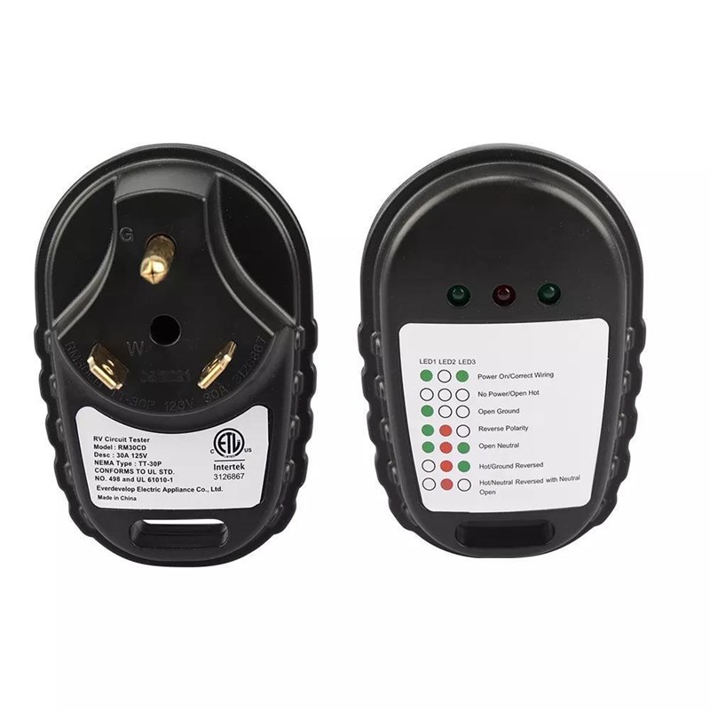 美式房车游艇30A50A浪涌保护器带防水罩多合一电路分析器电源保护