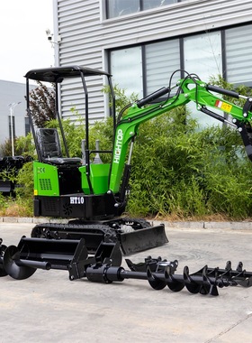 海拓工厂HT10B型迷你挖掘机 Hightop直售美国EPA排放果园挖沟挖机