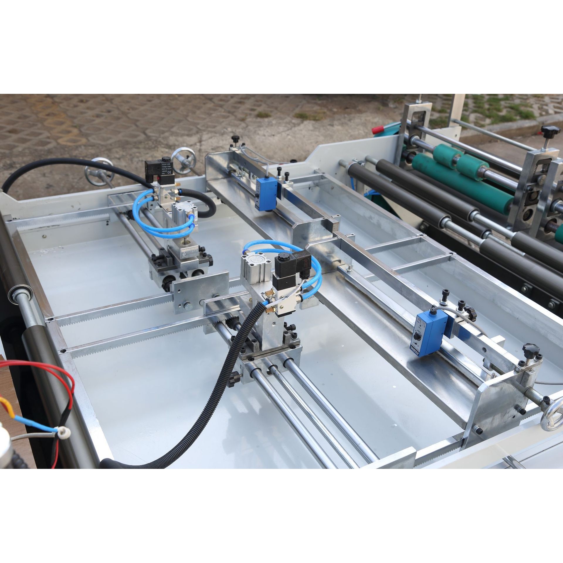 机械双道热切机双通道制袋机 双杯袋 饮料袋 奶茶袋 单杯袋