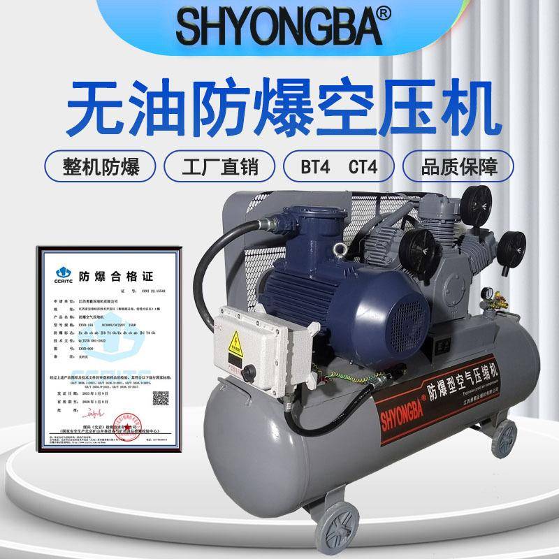 无油防爆空压机勇霸专业生产厂家价格实惠有第三方检测报告