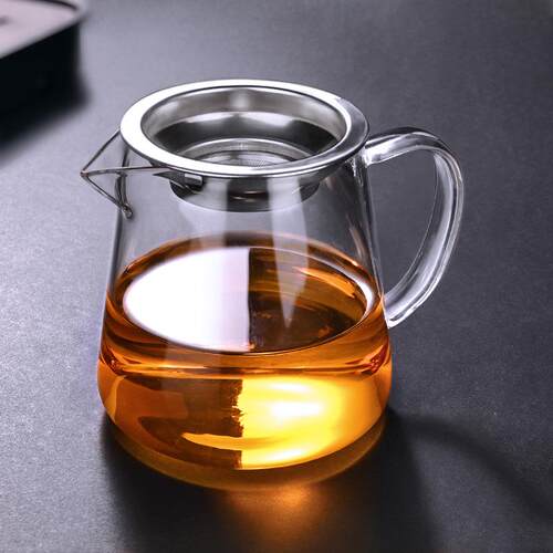 耐热高硼硅玻璃加厚公道杯