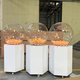 网红抓钱机开业宣传抽签机活动暖场摸奖券亚克历抓球机Z40