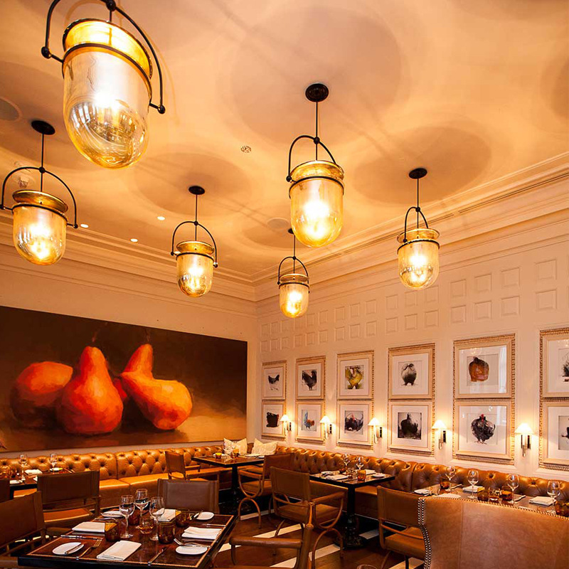 后现代创意简约玻璃餐厅吊灯艺术书房床头卧室咖啡厅设计师吊灯