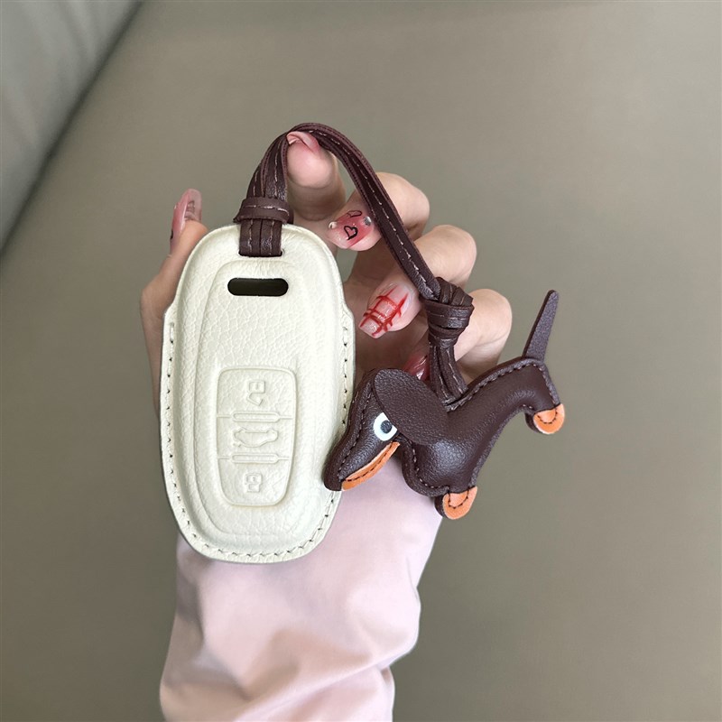 奥迪钥匙套A4L A6L A5 A1 A3 A7壳保护包Q2LQ3Q5LQ8扣汽车