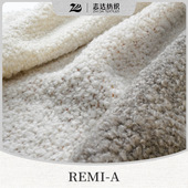 天然羊毛卷系列志达纺织软床沙发装 饰布料REMI