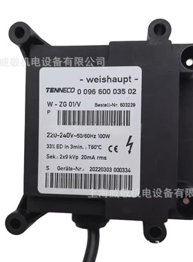 W-ZG01/V 高压包 2*9KV 双极点火变压器 威索weishaupt燃烧机专用