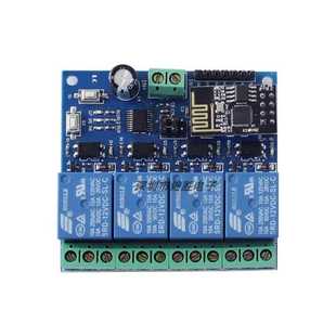 12V 物联网 ESP8266 WiFi继电器 四路 智能家居 手机APP遥控开关