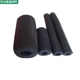 空调暖通工程开口自粘橡塑保温管太阳能管道隔热橡塑保温管套材料