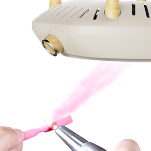 4500RPM转速无刷涡轮大吸力美甲吸尘器100W大功率低噪音桌面除尘