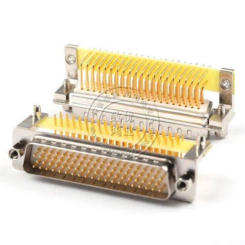 HDR78公头/实心 90度弯脚车针镀金 DR78 DB78针 实心插板式焊板式