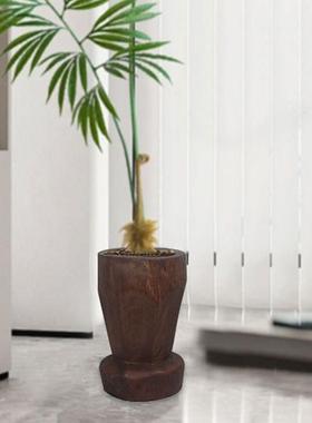 侘寂风装饰大花瓶落地花器民宿茶室造景植物装饰品摆件大花器花瓶