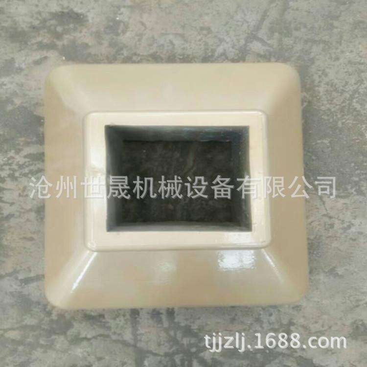 交通道路铸铁护栏底座300*400*150 国标生产马路墩重量80口径