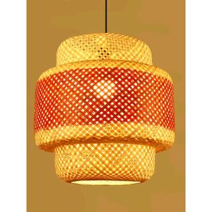 婚庆道具竹艺竹编灯笼新中式婚庆饭店餐厅火锅店创意民宿卧室吊灯