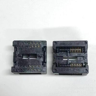 日本Enplas理原装测试座OTS-14(28)-1.27-04老化座SOP14烧录座