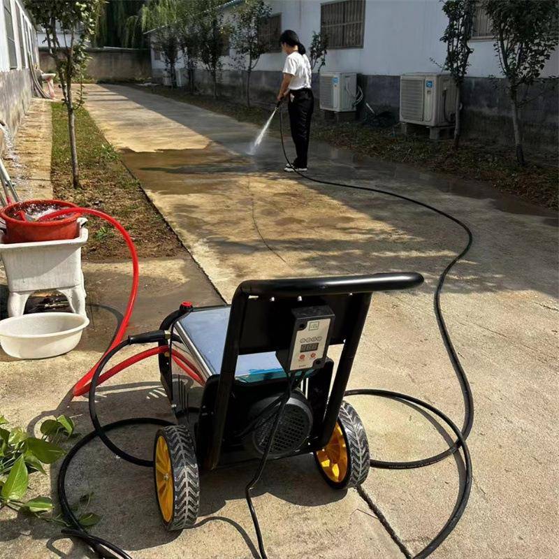 小型推车清洗机 220V工业全自动洗车机 养殖场用高压洗地机