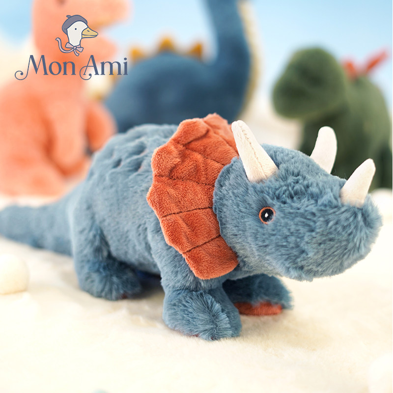monami莫奈美三角龙布鲁毛绒