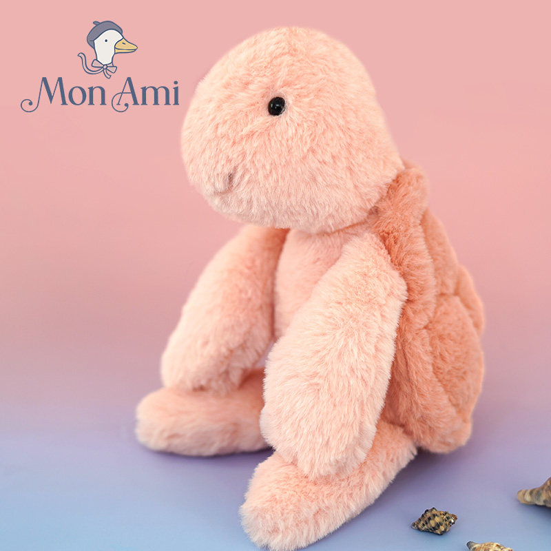 monami可爱毛绒小乌龟玩偶公仔